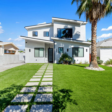 Custom Modern New Construction Home with Mid-Century Rooflines