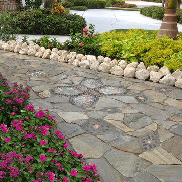 Layered flower beds