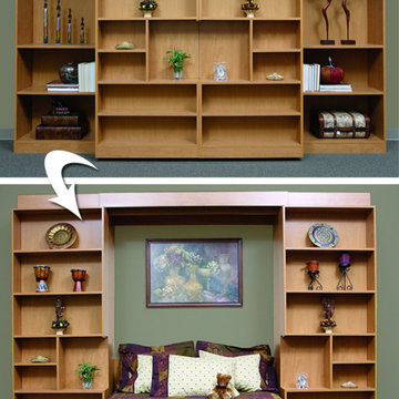 The Jefferson Murphy bed closed and open pictures... This can also be used as a