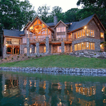 Luxury Lake Retreat - Architectural Designs House Plan 26600GG