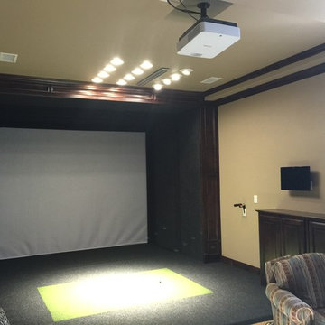 GOLF SIMULATOR ROOM