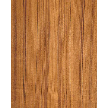 Teak Quarter Cut Wood Wallpaper, 3' X 10' Sheet