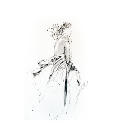 Large Contemporary Graphite Art - Products