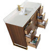 Fine Fixtures Opulence Collection Bathroom Vanity with White Ceramic Sink
