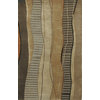Mugal Contemporary Semi-Worsted Woolen Rug in Gold Mocha and Olive