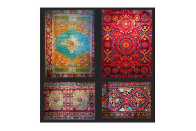 Vibrantly Colored Rugs