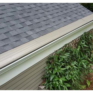 6" gutter and Tru-Guard Gutter Guard Install