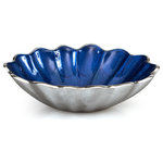 Julia Knight - Peony 5" Oval Bowl, Sapphire - Fill your home with beauty. Just like the Peony, Julia Knight��_s serveware pieces are beautiful, but never high maintenance! Knight��_s romantic Peony Collection is known for its signature scalloped edges that embody the fullness, lushness and rounded bloom of nature��_s ��_Queen of Flowers��_. The Peony has been cherished for centuries and is known worldwide for symbolizing prosperity, honor, good fortune & a happy marriage! Handcrafted and painted by artisans, this 5��_ Oval Bowl is a great piece crackers, candy, dips or even jewlry! Mix and match all of the remarkable colors in the Peony Collection or pair with pieces from Julia Knight��_s Floral, Classic or By the Sea Collections!