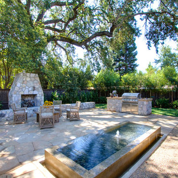 Spring Street Backyard & Barbecue Area