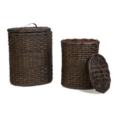 Oval Wicker Hamper, Extra Large