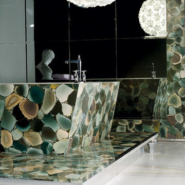 Precious Stone angel jasper bathroom