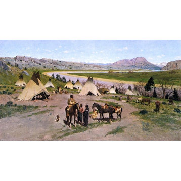 Henry F Farney In the Foothills of the Rockies Wall Decal