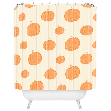 Allyson Johnson Pumpkins Shower Curtain, 72"x69"