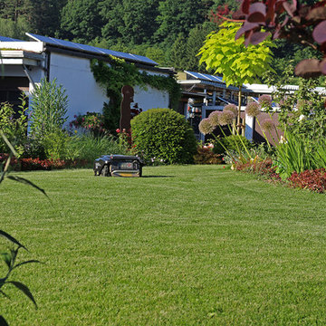 Gartenumgestaltung mit hochwertigen Materialien