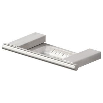 Transolid Maddox Soap Dish, Brushed Stainless