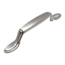 Door Corner - Cosmas 4007 Cabinet Pull, Set of 10, Satin Nickel - Cabinet And Drawer Handle Pulls