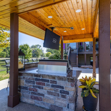 Camden Chase Pool Pavilion & Deck Build