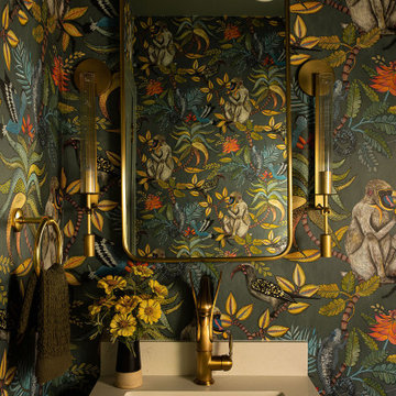 Transitional Powder Room