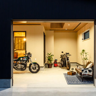 東京都下のモダンスタイルのおしゃれなガレージの写真