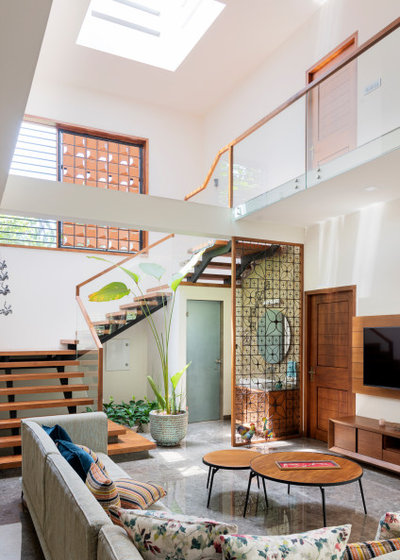 Contemporary Living Room by Mudbricks