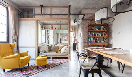 Visite Privée : Un loft avec cloisons mobiles et matériaux bruts