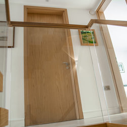 Oak Real Wood Veneer Single Doors - Home Decor