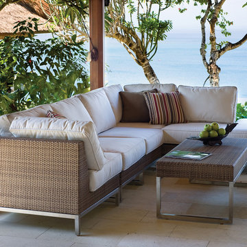 Outdoor Wicker Sectional Sofa