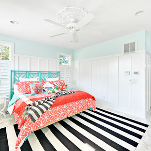 Turquoise And Coral Bedroom Houzz