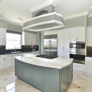 Kitchen: Shaker Sarasota Chalk White Silk