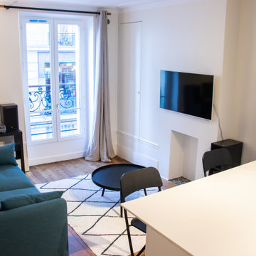 Rénovation complète appartement 38m2 Paris 18ème