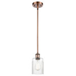 Innovations Lighting - Hadley 1-Light Pendant, Antique Copper, Clear - A truly dynamic fixture, the Ballston fits seamlessly amidst most decor styles. Its sleek design and vast offering of finishes and shade options makes the Ballston an easy choice for all homes.