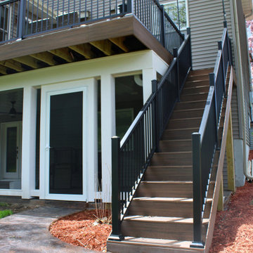 Screened Porch Addition & Composite Deck — Outdoor Living Space