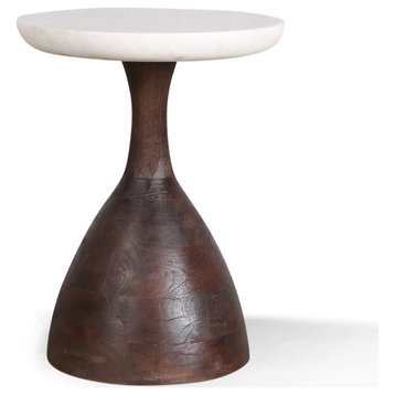 Palm Desert Modern Marble Side Table