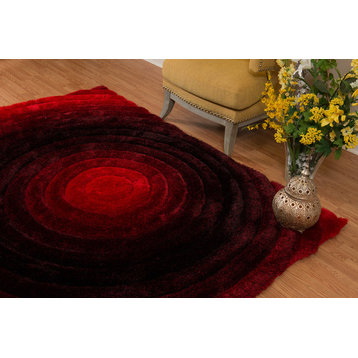 United Weavers Finesse Cyclic Burnt Red Oversize Rug 7'10x10'6