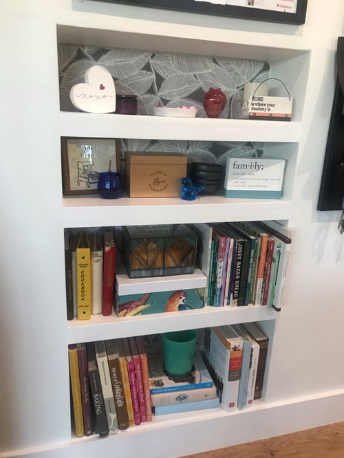 Can I Cover Existing White Painted Shelves With Wood - Ikea Narrow Wall Shelf With Lip