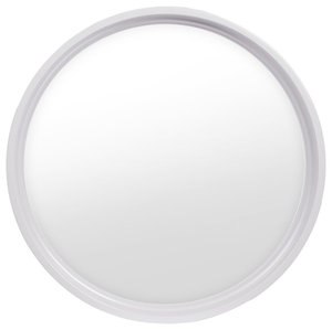 Rambler 4 Season Poly Round Window, Clear Insulated Glass, White, Clear Insulate