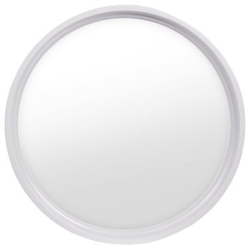 Rambler 4 Season Poly Round Window, Clear Insulated Glass, White, Low-E Insulate