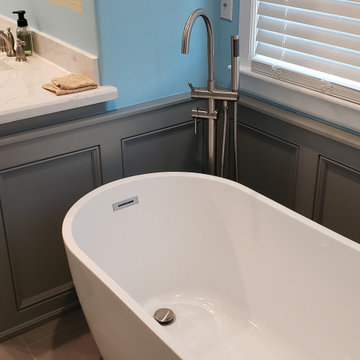 Tulsa upscale master bathroom remodel