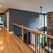 upstairs