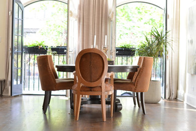 Dining room - transitional dining room idea in Chicago