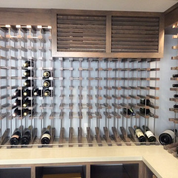 Beverly Hills Los Angeles California Contemporary Custom Wine Cellar Wine Room