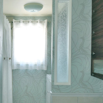 Salle de bain Paons