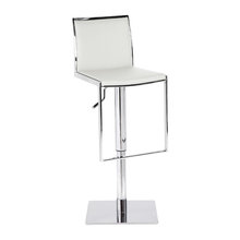 White Leather Stools