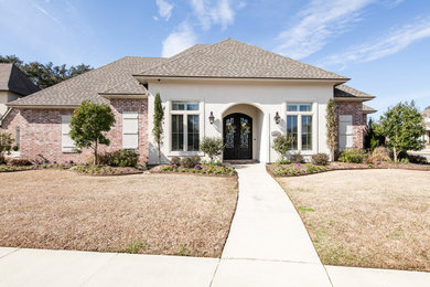 Inspiration for a country exterior home remodel in New Orleans