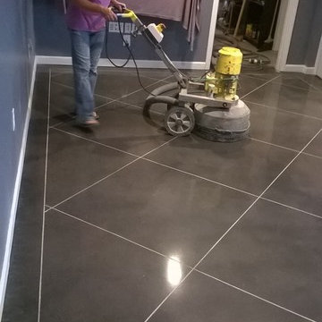 Polished concrete floors