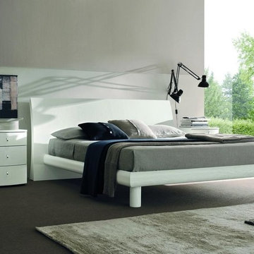 Orion Contemporary Platform Bed Made In Italy