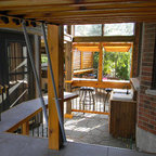 BBQ/Bar Gazebo - Craftsman - Patio - Other - by Flexfence
