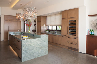 Kitchen - contemporary kitchen idea in Orange County