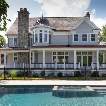 A Fairfield County Shoreline Home Pool