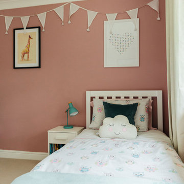 Beautiful blush, timeless children's bedroom